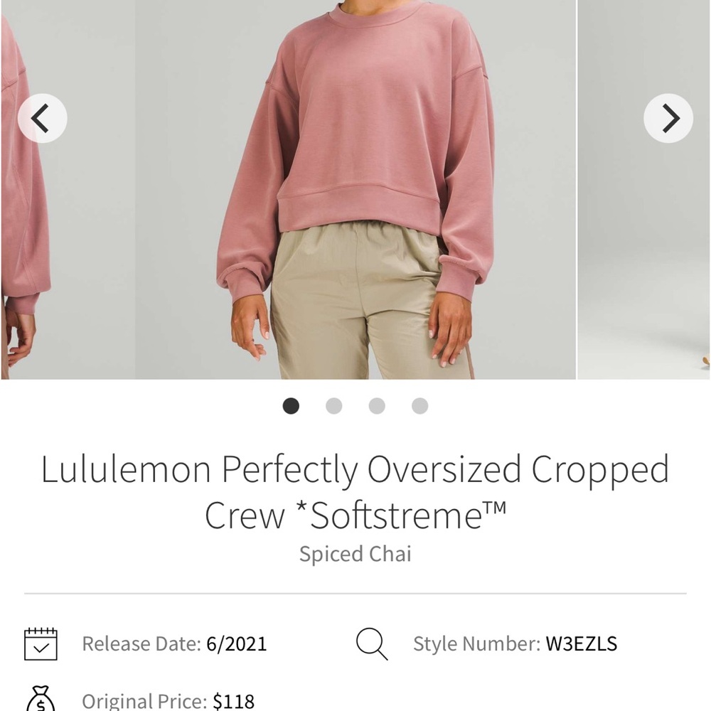 NWT softstreme cropped crew size 14